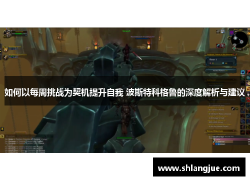 如何以每周挑战为契机提升自我 波斯特科格鲁的深度解析与建议